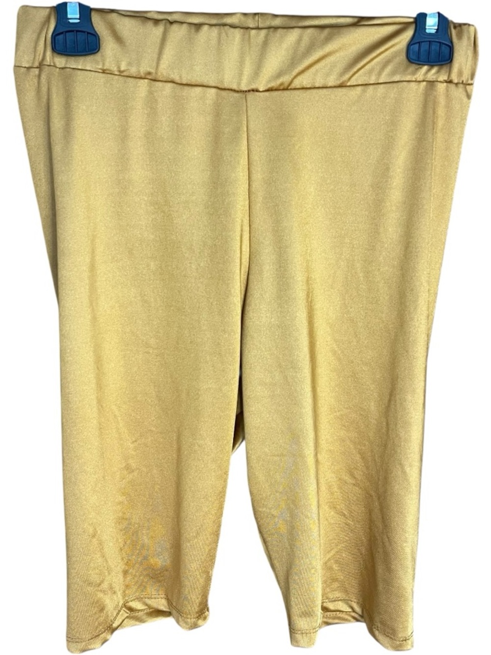 U.O. Satin Bike Shorts Gold